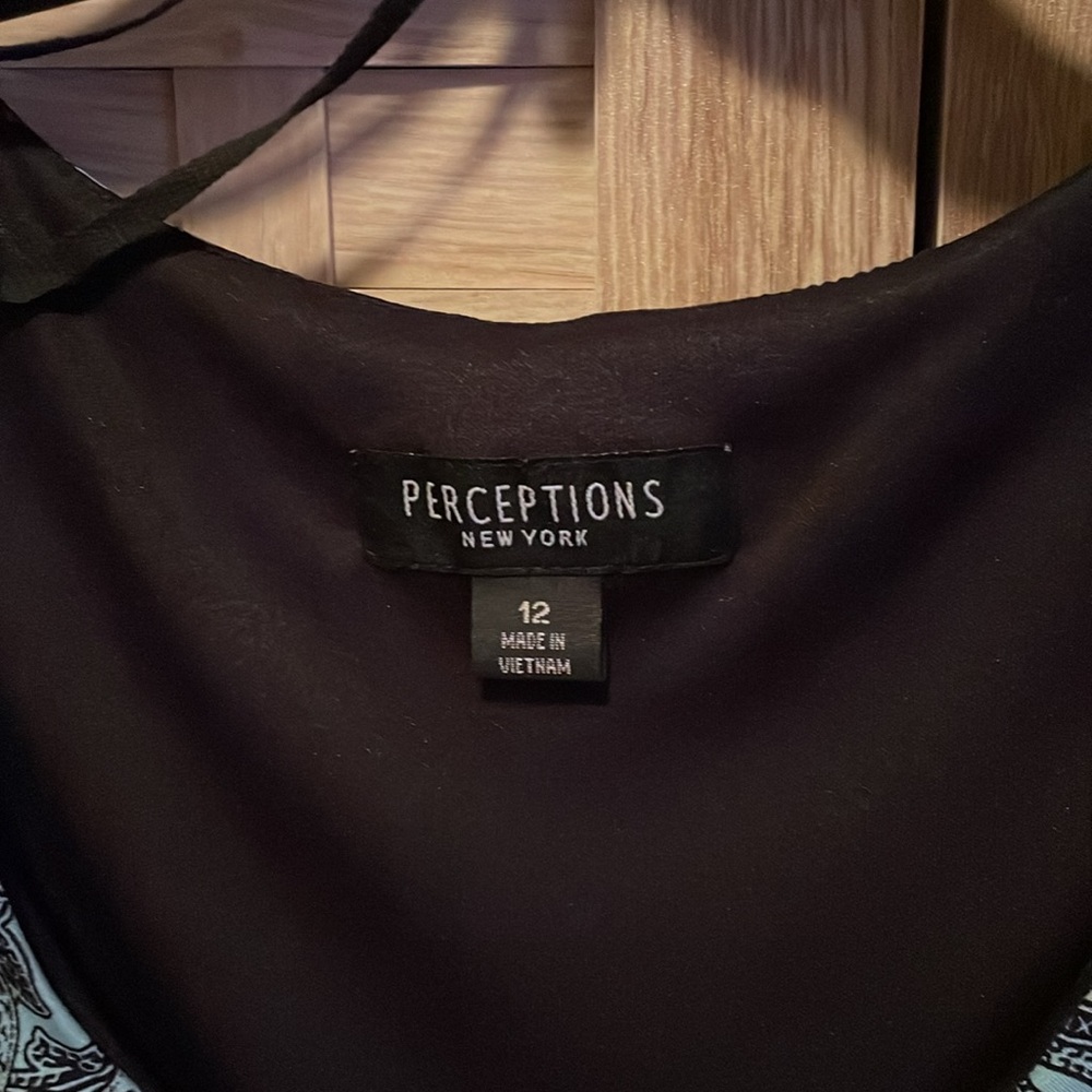 Nwot Perceptions Polyester/Spandex Sleeveless Dre… - image 3